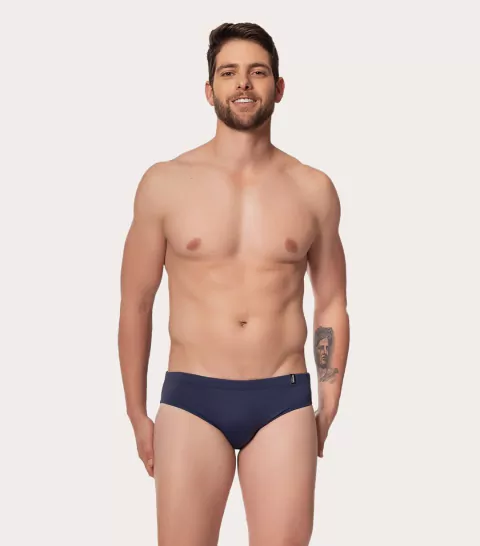 Sunga Slim Azul Marinho