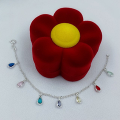 Pulseira infantil de prata