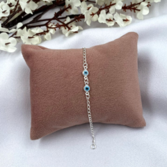 Pulseira infantil de prata