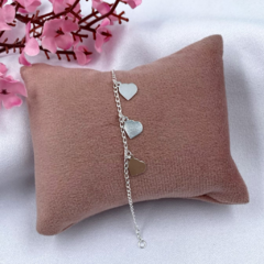 Pulseira infantil de prata