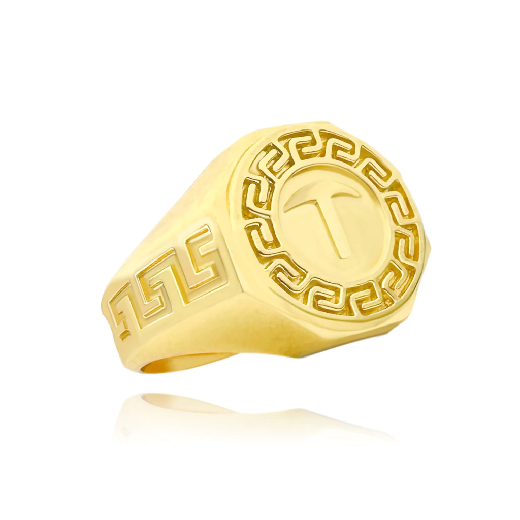 Anel GDO Atenas (7,3g) (Banho Ouro 24k)