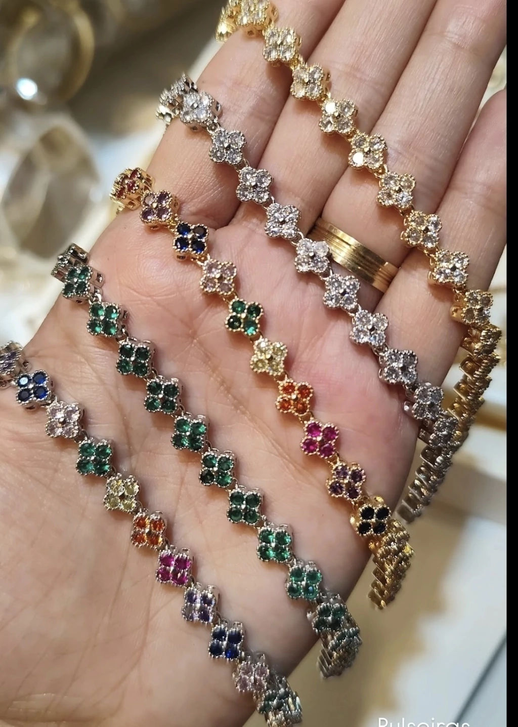 Pulseira Flores Mini