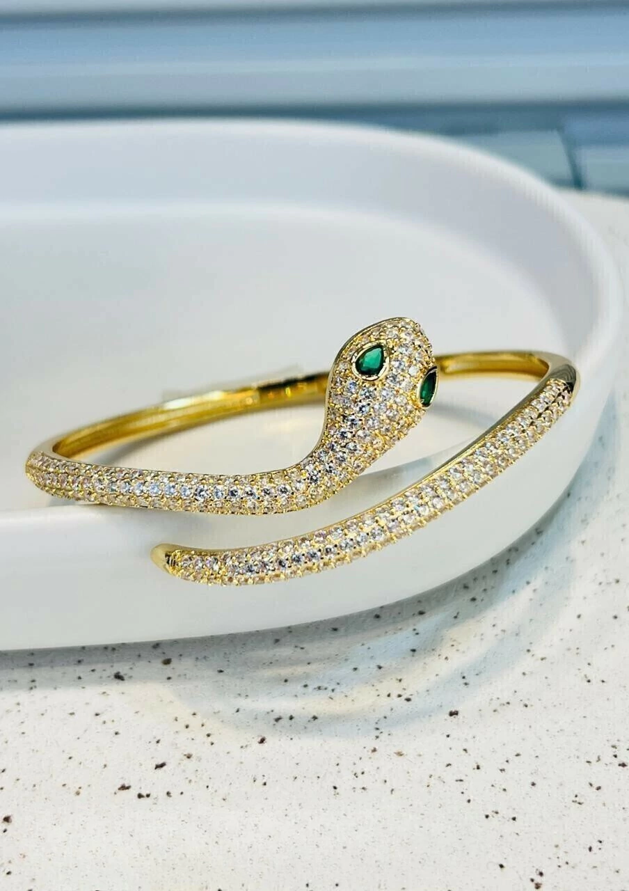 Bracelete Cobra Gold
