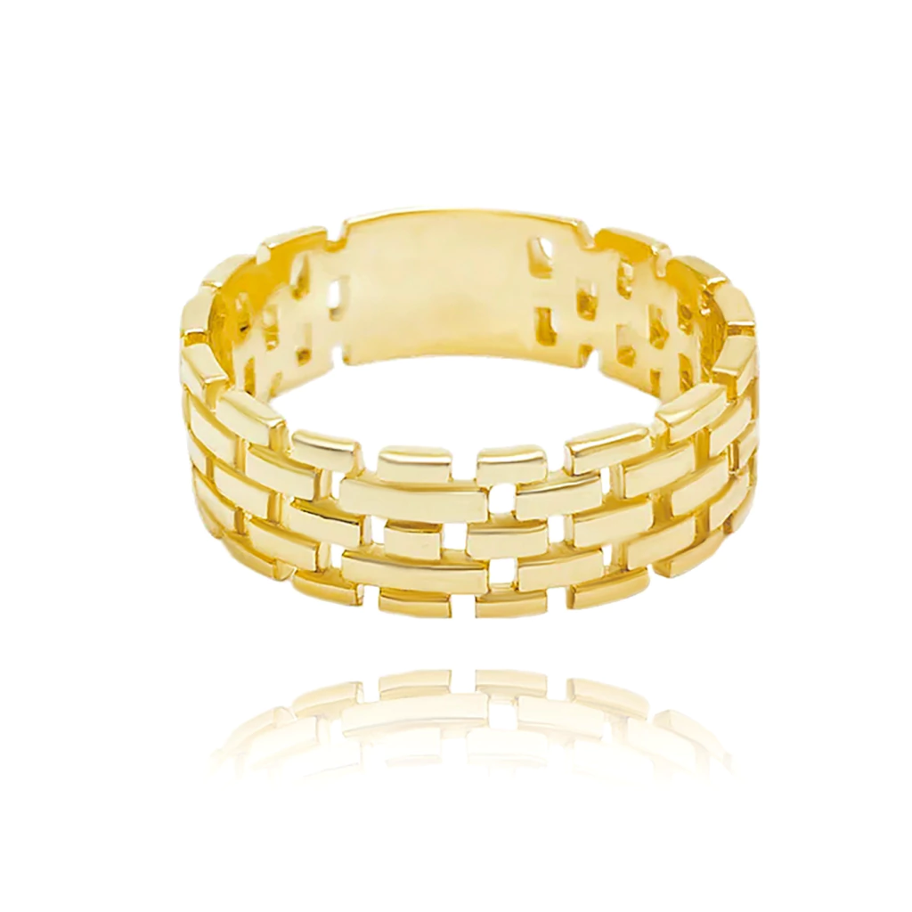 Anel Vazado (Banho Ouro 24k)