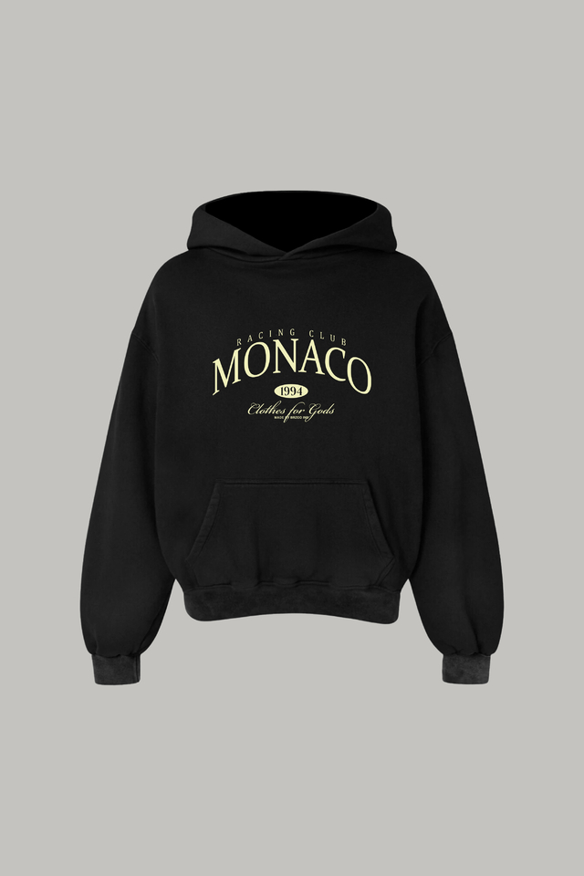 Hoodie Boxy Monaco - Black thumbnail 2