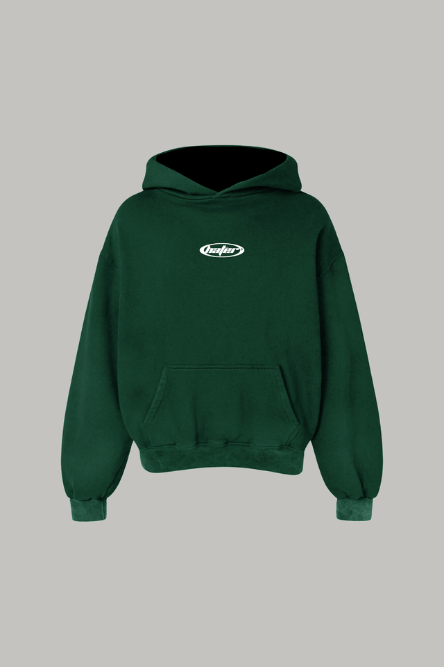 Hoodie Boxy Hater - Green thumbnail 2