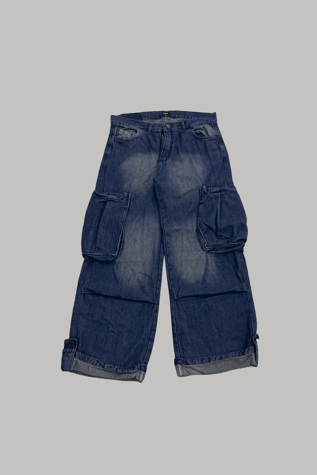 "Bora" Cargo Pants - Jean Washed thumbnail 3
