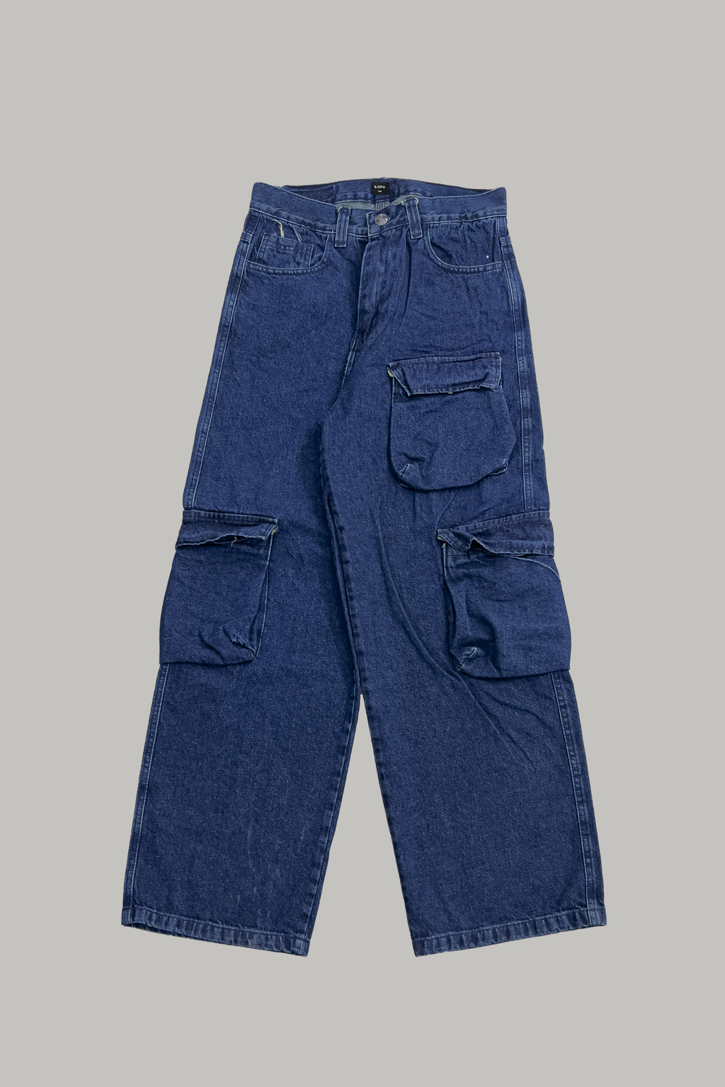 "Oslo Blue" Ultra Baggy Cargo - Jean thumbnail 3