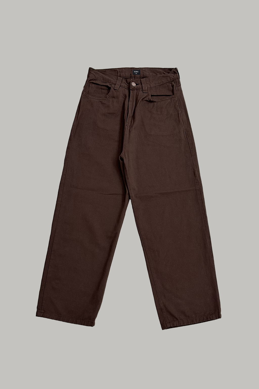 "Basics" Baggy Pants - Brown thumbnail 3