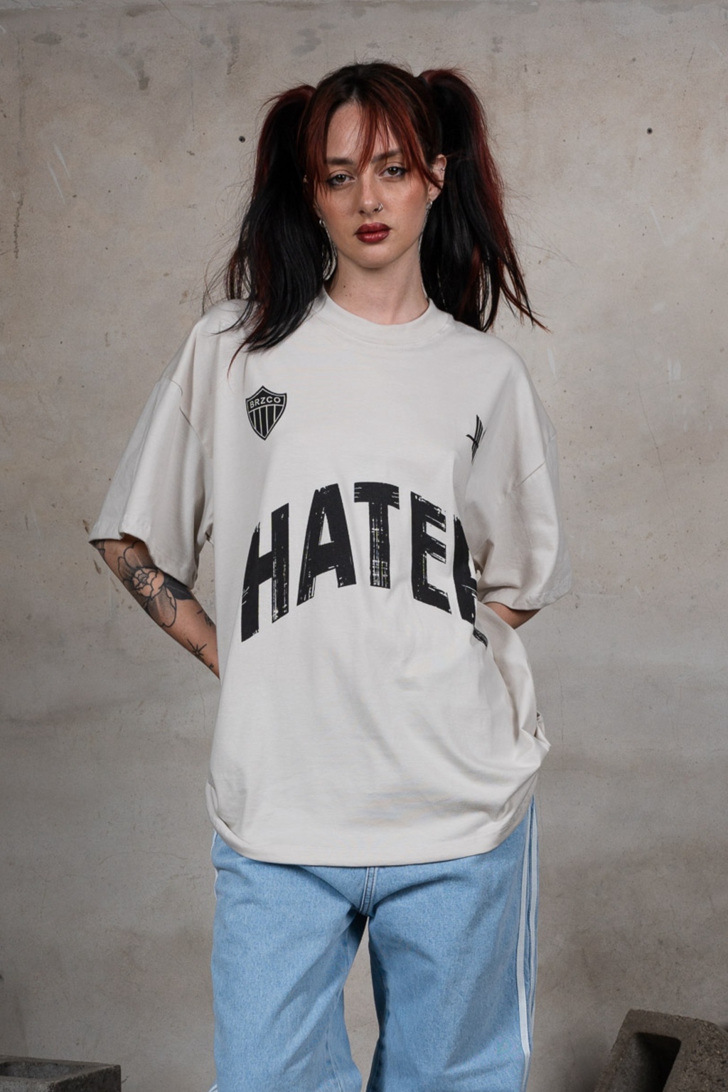 "Butcher" Oversize Tee - Crudo thumbnail 3