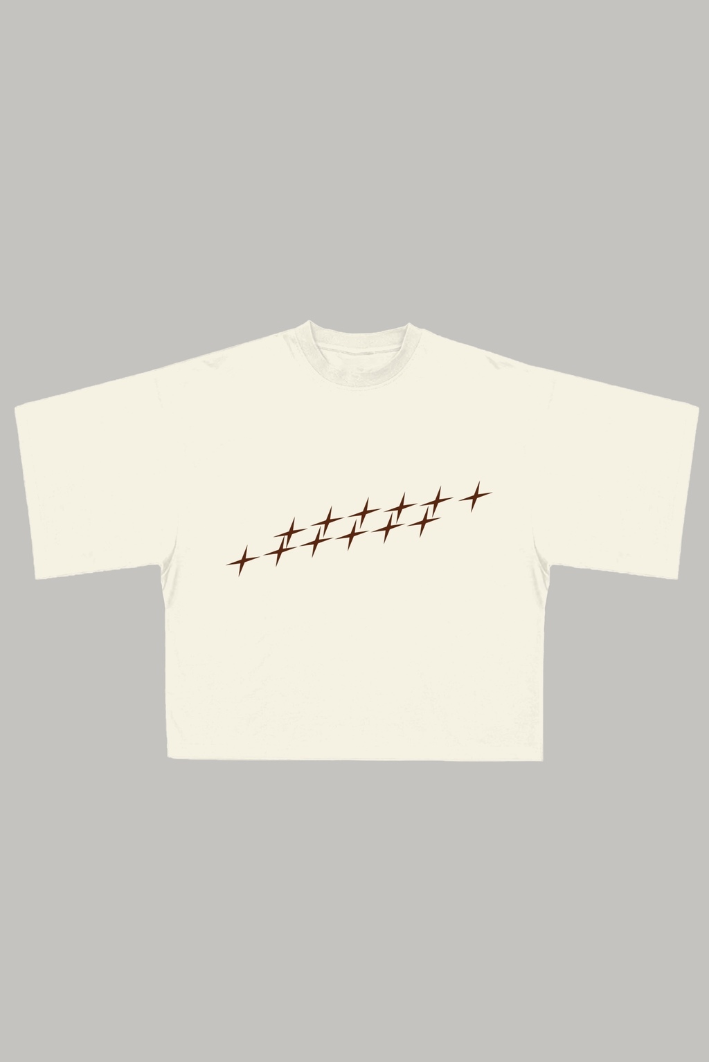 "Galaxy" Boxy Tee - Cream thumbnail 3