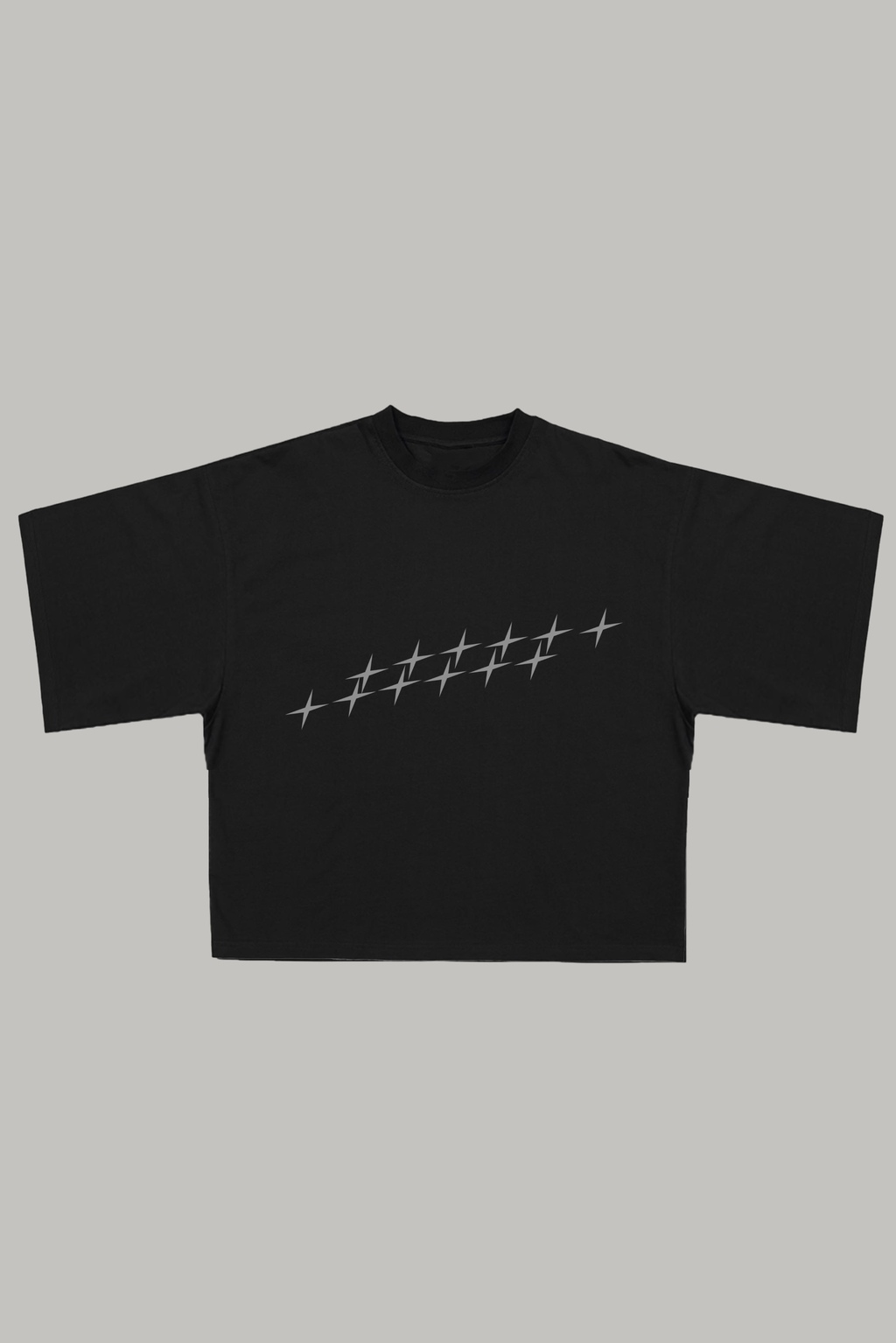 "Galaxy" Boxy Tee - Black thumbnail 3