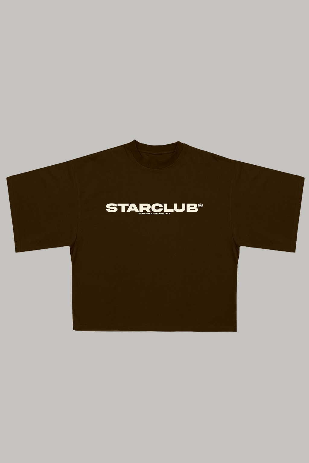 "Starclub" Boxy Tee - Brown thumbnail 3