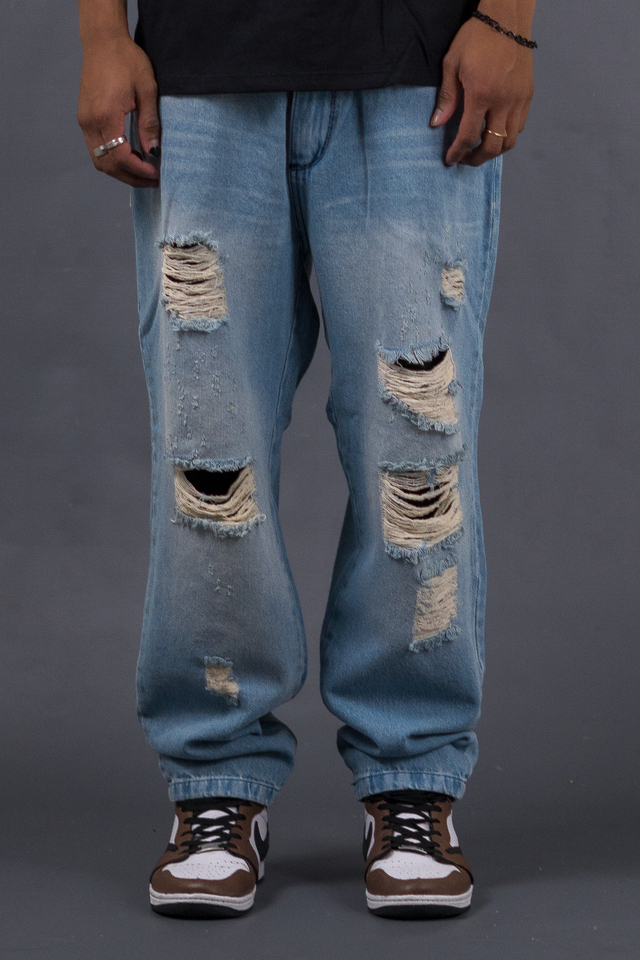 "Tetsu" Relaxed Pants - Jean thumbnail 2