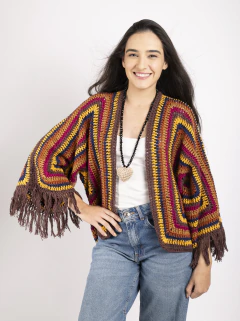 Kimono Solar Franjas - loja online