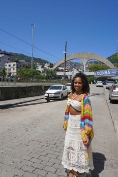 Kimono Longo Roberta - Nós do Crochê - Transformando vidas através da capacitação artesanal