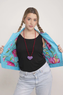 Jaqueta Bolota Azul Claro - comprar online