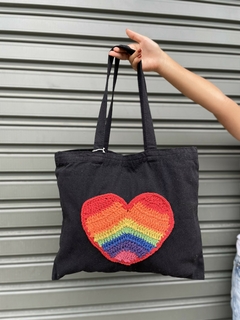 Bolsa Arco Iris Coração