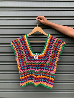 Blusa Mary - Nós do Crochê - Transformando vidas através da capacitação artesanal