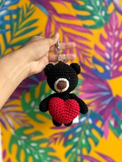 Chaveiro Ursinho amigurumi