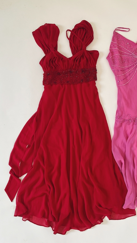 Vestido midi divine fluido - p - comprar online