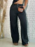 CALÇA PANTALONA ALFAIATARIA PRETA - comprar online