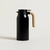 JARRA TÉRMICA DE ACERO BLACK CON ASA DE MADERA 1200 ML