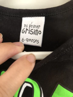 6/9M | Musculosa negra. GRISINO. 6/9 meses. - comprar online