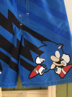 Traje de baño azul SONIC. Talle 7 años. - comprar online