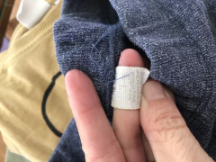 Pantalón algodon azul. CHERKY. 1 año. - comprar online