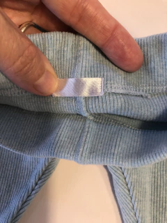 Pantalón algodón celeste. CHEEKY. 3 meses. - comprar online