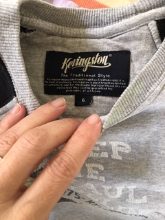 6A | Outlet- Buzo gris y negro. Kevingston. 6 años. - comprar online