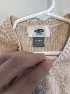 Saco rosa con brillitos. Old Navy. 12 meses. en internet