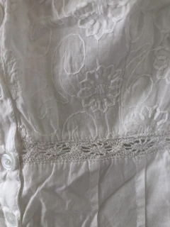 Camisola blanca sin mangas. Talle S/M de adulto. en internet