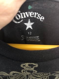 Remeea negra ML con esqueleto. CONVERSE. 12 años. Es amplia. - comprar online