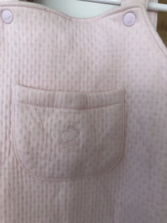 Jardinero rosa algodón. BABY COTTONS. 6 meses. en internet