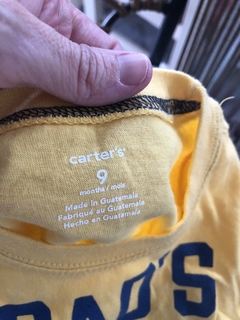 9M | Remera amarilla y azul MC. CARTERS. 9 meses. - comprar online