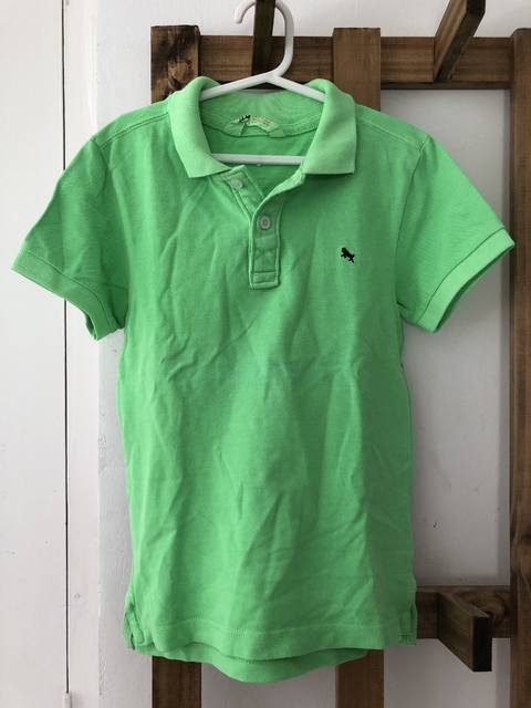 6A | Chomba verde manzana fluo. HYM. 6 años.