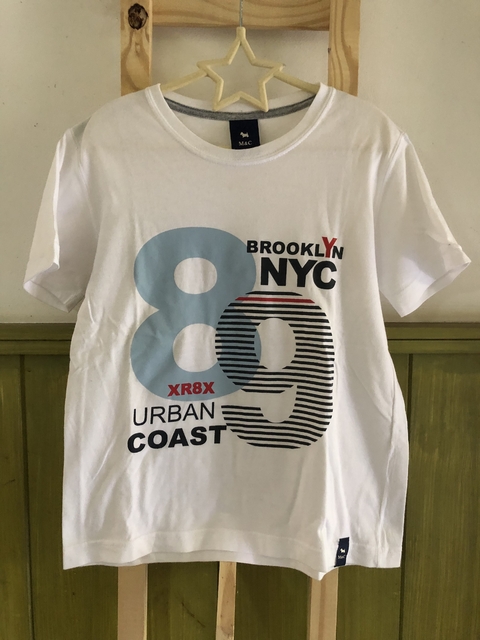 8A | Remera blanca MC con 89. MIMO. 8 años.