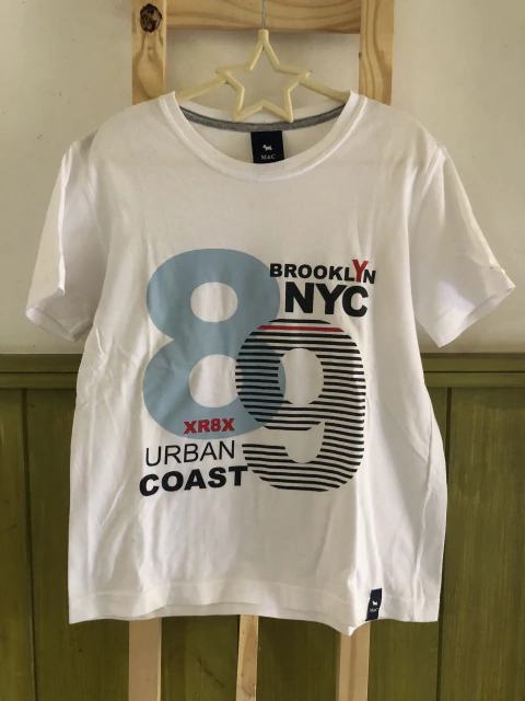 8A | Remera blanca MC con 89. MIMO. 8 años.