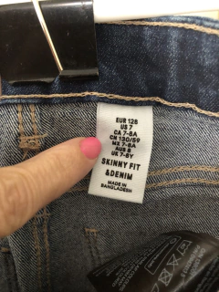 Jean chupin azul. HYM. 7 años. - comprar online