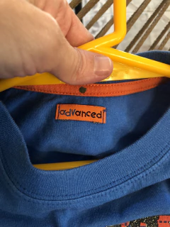 8A | Remera azul ML Lobo. Advanced. Talle 8 años. - comprar online