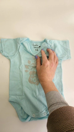 3M | Body celeste con animales - 3 meses - comprar online