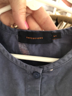 6A | Camisa azul tipo saquito. TINY COTTONS. 6 años. - comprar online