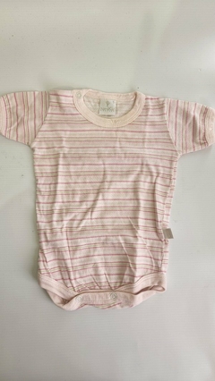 3M | Body rosa rayado - 3 meses