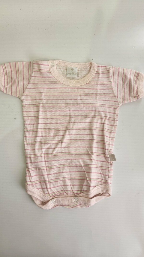 3M | Body rosa rayado - 3 meses