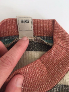 Musculosa VER. XXS. Es de lurex. en internet