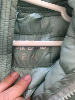 Chaleco verde agua con cierre. CHEEKY. 2 años. - comprar online