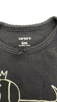6M | LUPE - Remera negra carters perro - 6 meses - comprar online