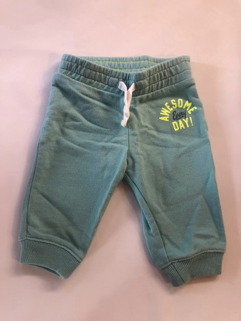 0/3M | Pantalón jogging verde agua. OSHKOSH. 0/3 meses